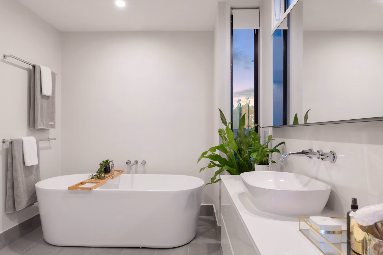 Salle de bain contemporaine, inspiration pour rénovation en Valais